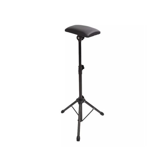 Large Panel Tattoo Stand Adjustable Height Tattoo Arm Leg Rest Pad Black - Picture 2 of 8